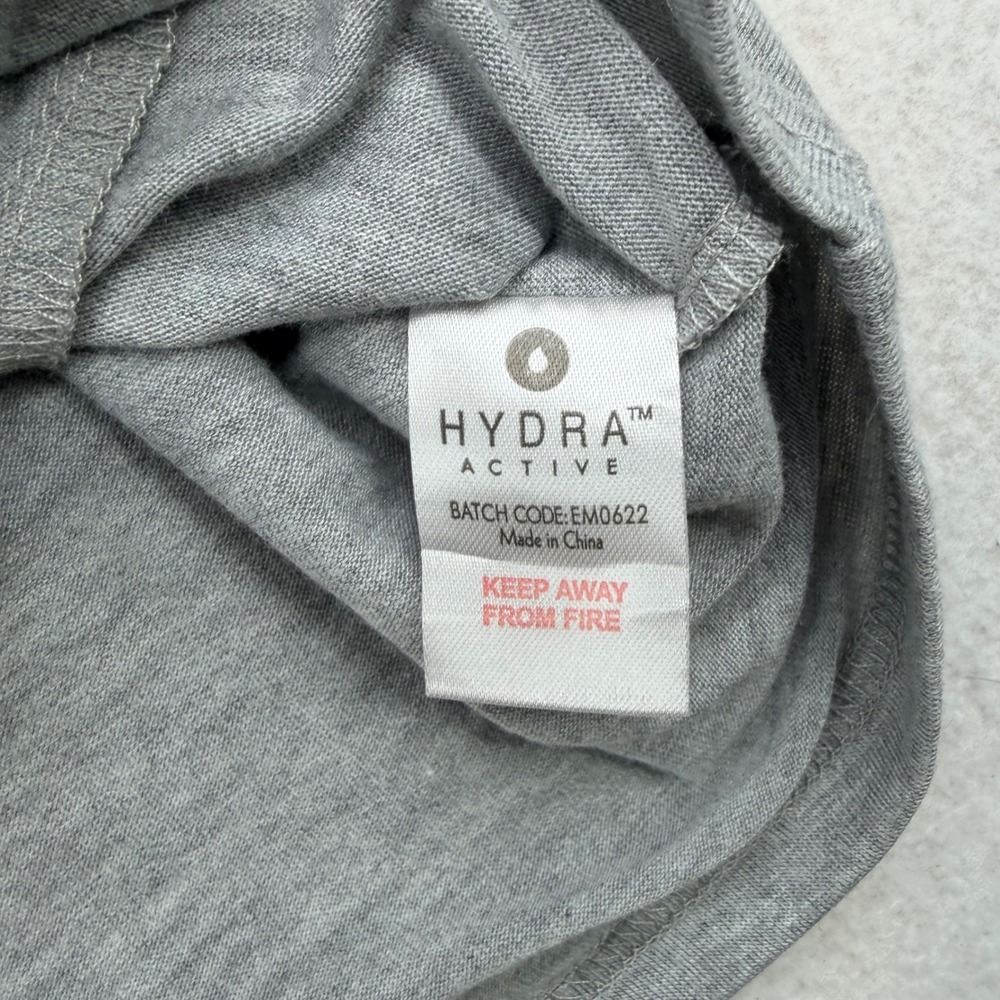 Emirates Hydra Active Shawl Collar Pullover Top Gray Women Medium EM0622 - Picture 3 of 8